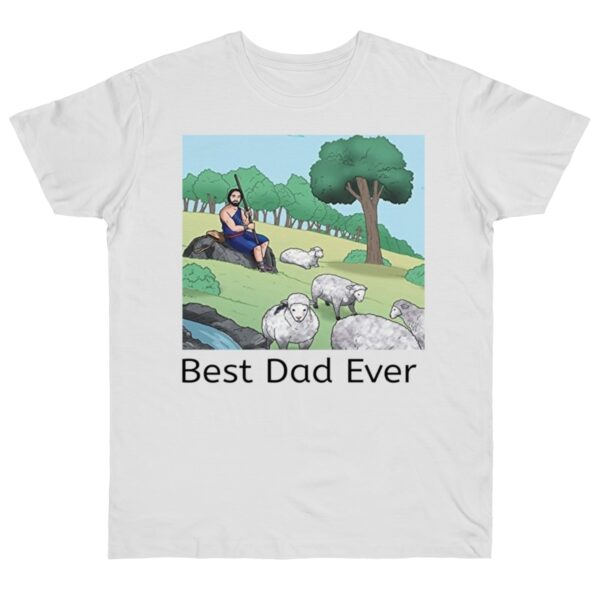 Best Dad Ever, Single Jersey T-shirt
